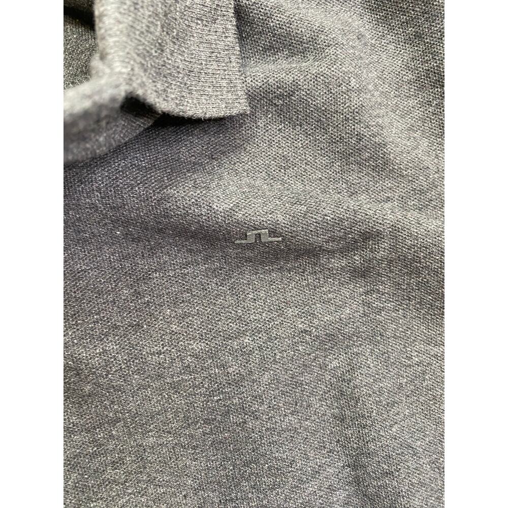 NWT J.Lindeberg Mens Troy Polo Shirt Seasonal Pique, Dark Gray, Large - Picture 4 of 6